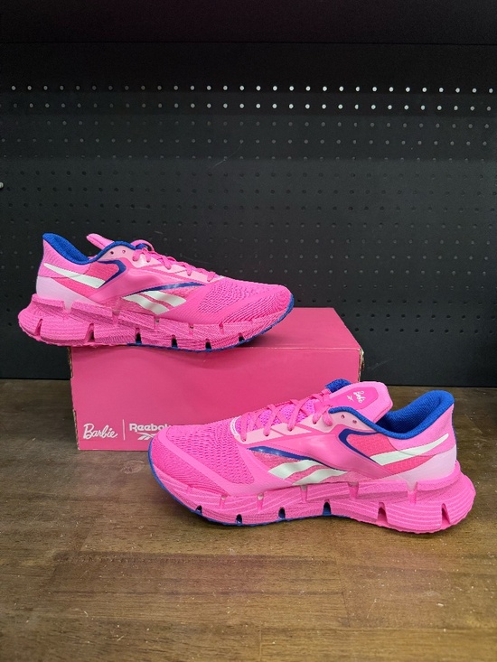 New W/ Box! Men\'s Reebok Barbie x FloatZig 1 \'Dream Gap Project\' Pink Sneakers main image 5
